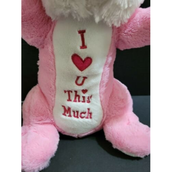 Dan Dee Collector’s Choice Bunny Rabbit Pink Plush Stuffed Animal Toy - Picture 6 of 6